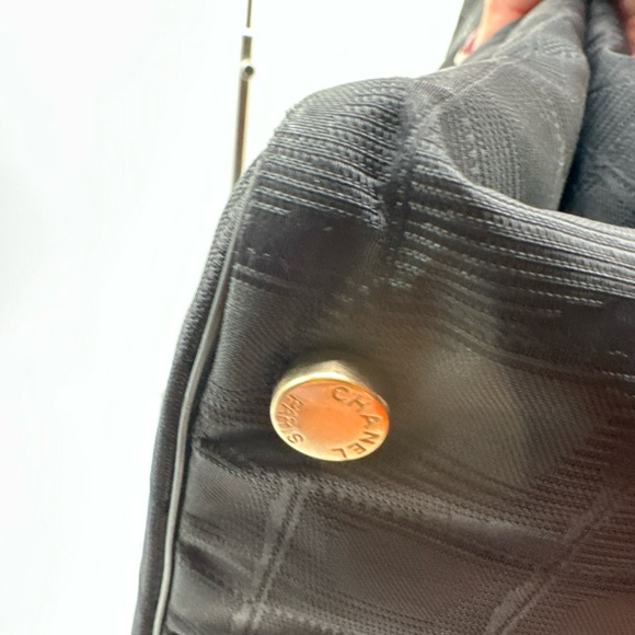 Authentic CHANEL Nylon Travel Tote Bag Handbag - Picture 6 of 16